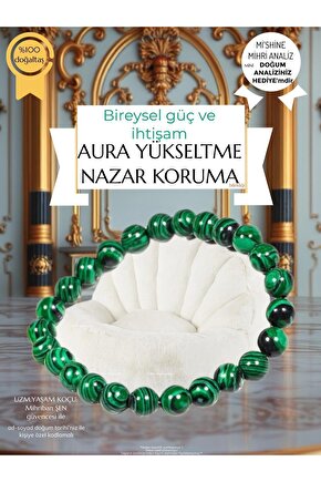 Doğaltaş Aura Yükseltme ve Nazar Bilekliği