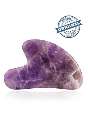 Ametist Gua Sha Yüz Masaj Taşı