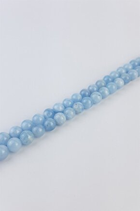 Akuamarin Doğal Taş 8 Mm 1 Dizi Helsinki