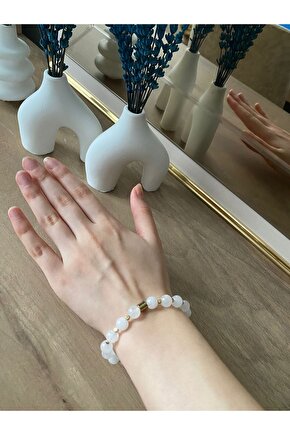 KRİSTAL KUVARS TAŞI BİLEKLİK DOĞAL TAŞ