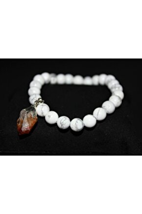 Havlit Sallantılı Sitrin Bileklik (8mm)