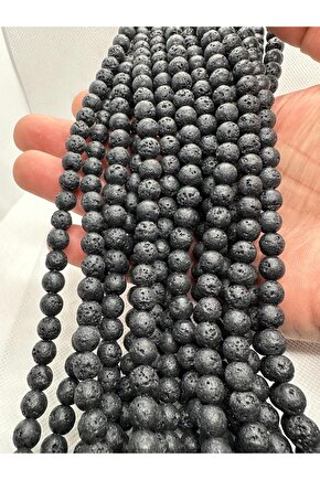 DİZİ DOĞALTAŞ LAV TAŞI 8MM 1 DİZİ