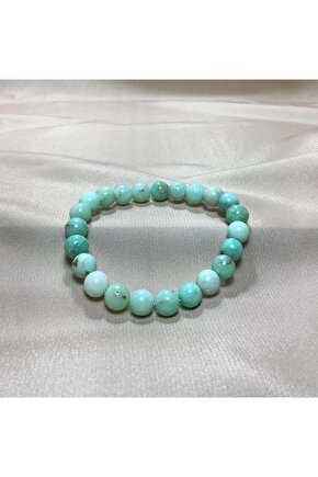 Krizopras Doğal Taş Bileklik