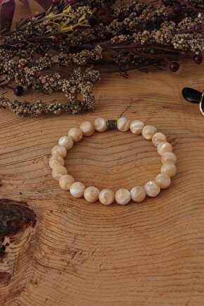 Sedef Doğal Taş Bileklik