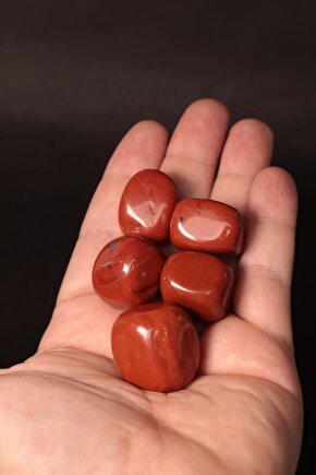 Kırmızı Jasper Tambur Kütle Doğal Taş