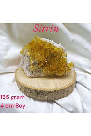 Sitrin Ham Doğal Taş Mineral (sertifikalı)