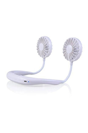 Boyun Askılı Giyilebilir Kablosuz Şarjlı Taşınabilir Mini Fan Vantilatör
