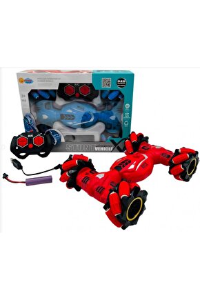 DRİFT ARABA YAN YAN GİDEN LED IŞIKLI UZAKTAN KUMANDALI 360 DERECE DÖNEN STUNT RC ARABA