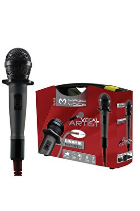MAGICVOICE MV-525 DİNAMİK PROFESSIONAL KABLOLU EL MİKROFONU ( 4.5 MT KABLOLU ) (81) (K0)