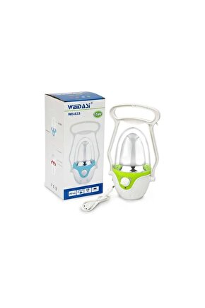 Taşınabilir Şarj Edilebilir Ayarlanabilir 40 Ledli 15 Watt LED Kamp Feneri WD-833  315036