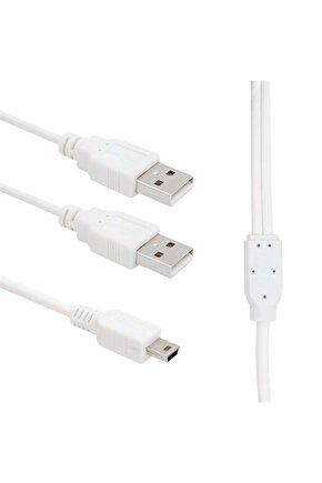 Powermaster Usb 2Xerkek - Mini Usb 5 Pin (2.0V) 1.5 Metre V3 Kablo (8861=11937)