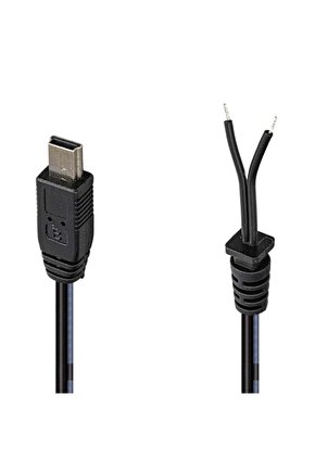 Weko Yerli Üretim 1.2 Metre 180.10bs*2f Mini Usb Yedek Adaptör Kablosu