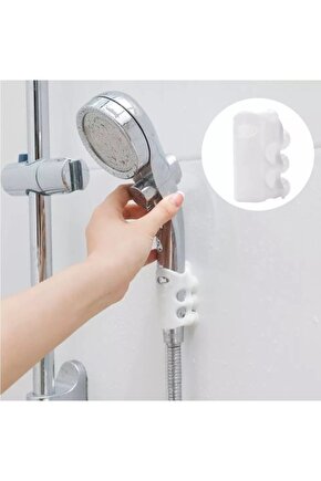 Silikon Banyo Duş Başlığı Tutucusu Askı Tutucu 7 Vantuzlu
