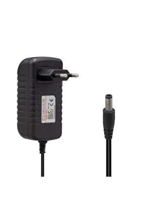 Pm-4531 12 Volt - 2 Amper 5.5*2.5 Uçlu Plastik Kasa Priz Tipi Adaptör