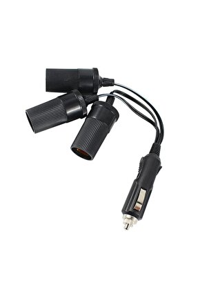 Çakmak Fişi Çoklayıcı 3 Lü (1 Erkek - 3 Dişi Çakmak)