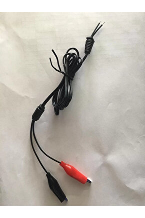 YERLİ ÜRETİM 1.2 METRE KROKODİL UÇLU YEDEK ADAPTÖR KABLOSU (4202)