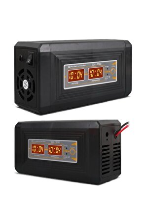 Dijital Akü Şarj Cihazı 12V24V 10A – Akıllı, KuruAsitJel Uyumlu