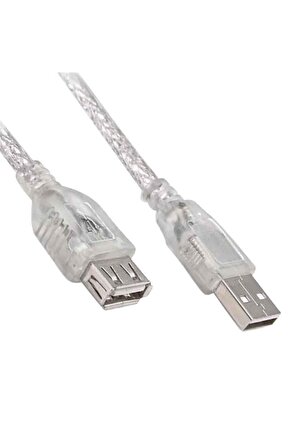 Usb 2.0 Şeffaf 10 Metre Usb Uzatma Kablosu