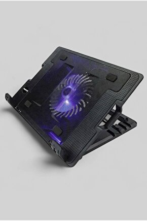 120mm Tek Fanlı Işıklı Notebook Soğutucu | 9–17 Laptop Uyumlu