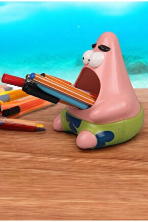 Patrick Figürlü Çocuk Masaüstü Kalemlik ve Organizer – Sevimli Karakter Kalemlik