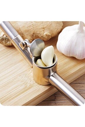 Koncıs Paslanmaz Çelik Sarımsak Ezici
