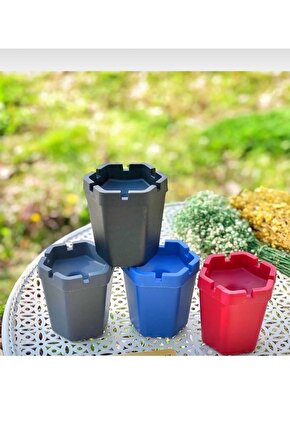 2li Altıgen Koku Yapmaz Plastik Küllük (içine At Sönsün)