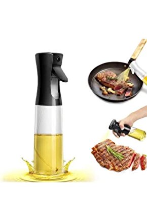 200 ml Sprey Yağdanlık Cam Şişe Yağ Püskürtücü
