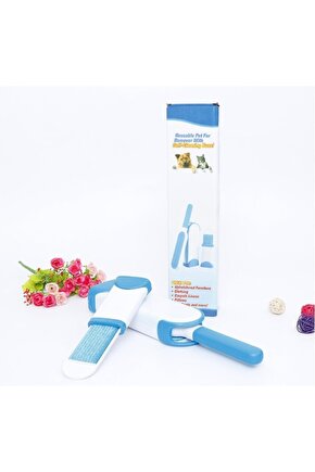 Fural Store Tüy Toz Temizleyici Fırça Seti 2li Mavi Kutulu