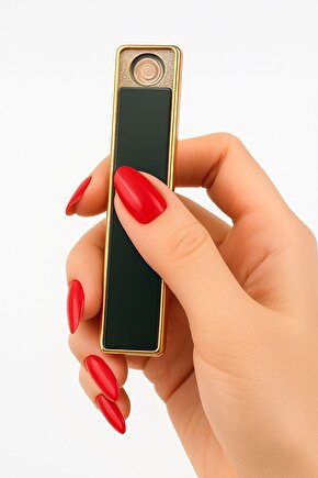 USB Şarjlı Dokunmatik Elektrikli Çakmak – Rüzgarsız Spiral Isıtıcılı