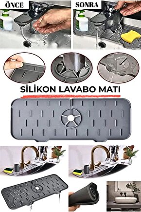 THEWAN Mutfak Banyo Lavabo Kenarı Silikon Matı