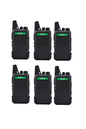6 ADET Pmr 446 TYPE-C SARJ El Telsizi Wln Kulaklık Telsiz Tam Takım