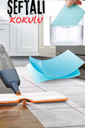 Şeftali Kokulu Yüzey Temizleyici Tablet