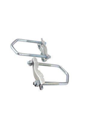 Anten Kelepçesi 2 Li Balkon Montajı Için 10 cm