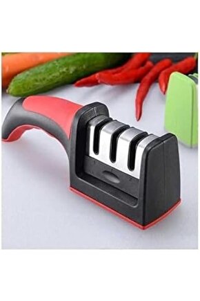 Bıçak Bileyici 3 Açılı Elmas Seramik Tungsten Çelik El Bıçakları Bileme Et Bıçağı Bile