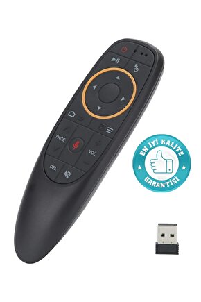 Air Mause 2.4 Ghz Jiroskoplu Android Sesli Komut Wireless Projektör Bilgisayar Android Tv box...