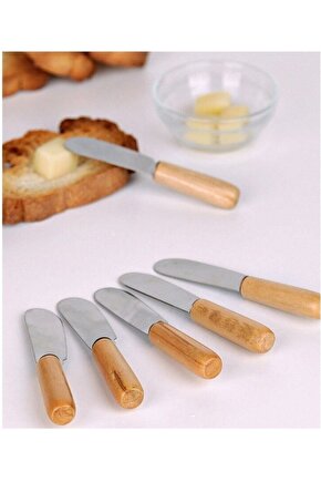 Kahvaltı Bıçağı, Tereyağ Bal Reçel Bıçağı, Ahşap Saplı Kahvaltı Bıçağı
