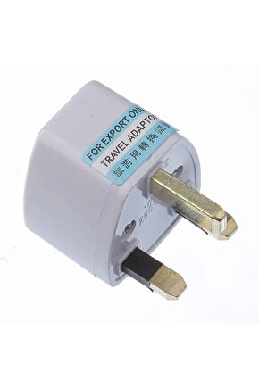 Ingiliz Erkek Fişli Seyahat Adaptörü Ingiliz Amerika Arabistan Umre Fiş Çevirici Priz Dönüştürücü