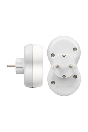 Art002 K01 Vea Ve- 2211-3Swg A Class 2Li Dikey Çoklu Priz (Made In Malaysıa) Bernami Yeni