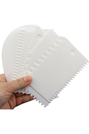 6 Parça Hamur Şekillendirici Hamur Kazıma Kesme Aparatı