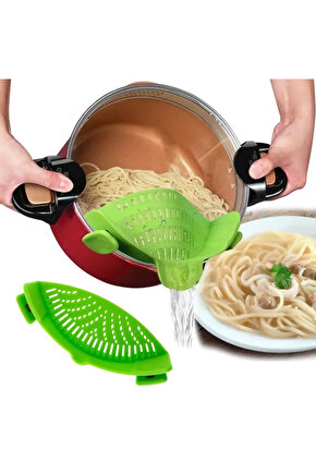 Mantı Sosis Peynir Patates Süzme Aparatı Esnek Silikon Süzgeç AXE2-P3Z