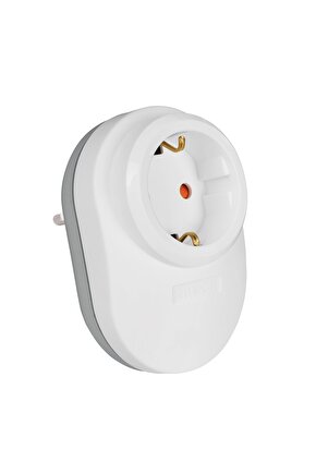 1. Kalite Yüksek Akım Korumalı Beyaz Tekli Fiş Priz Kpf5050105