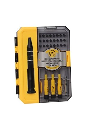 8150 34 Uçlu Çok Fonksiyonlu Hassas Tamirci Tornavida Seti