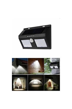 Duvar Tipi Sensörlü Çiftli 40 Ledli Solar Led Aplik AXE7-T79