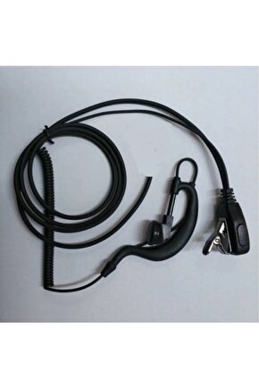 A446T Baofeng Wouxun Kaliteli El Telsiz Kulaklık Çift Pin Girişli Arkalıklı Uyumlu