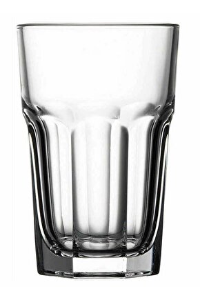 24 Adet Kazablanka Modeli Şeffaf Cam Meyve Suyu Meşrubat Su Bardağı