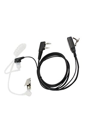 Bas Konuş Şeffaf Akustik Kulakiçi Mikrofonlu El Telsiz Kulaklık Baofeng Aselsan 446 Kirisun