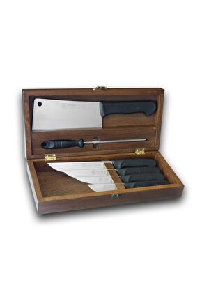 61507-e Eskitme Ahşaplı Mutfak Seti Pimsiz Sap