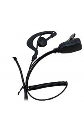 Kulak Kavramalı Spiral Kablolu Telsiz Kulaklığı