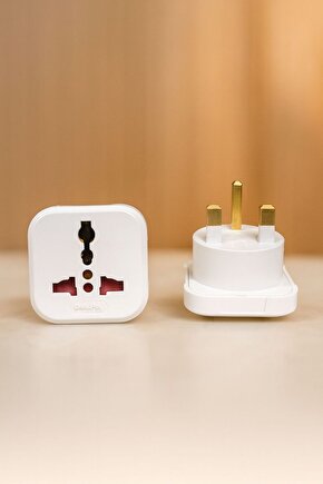 2 Adet Türk Elektrik Prizini Dubai Prizine Çeviren G Tipi Priz Dönüştürücü Başlık