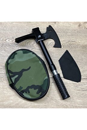 Özel Çantasında Siyah Keser Balta Çekiç Seti Çok Fonksiyonlu Pratik Katlanabilir